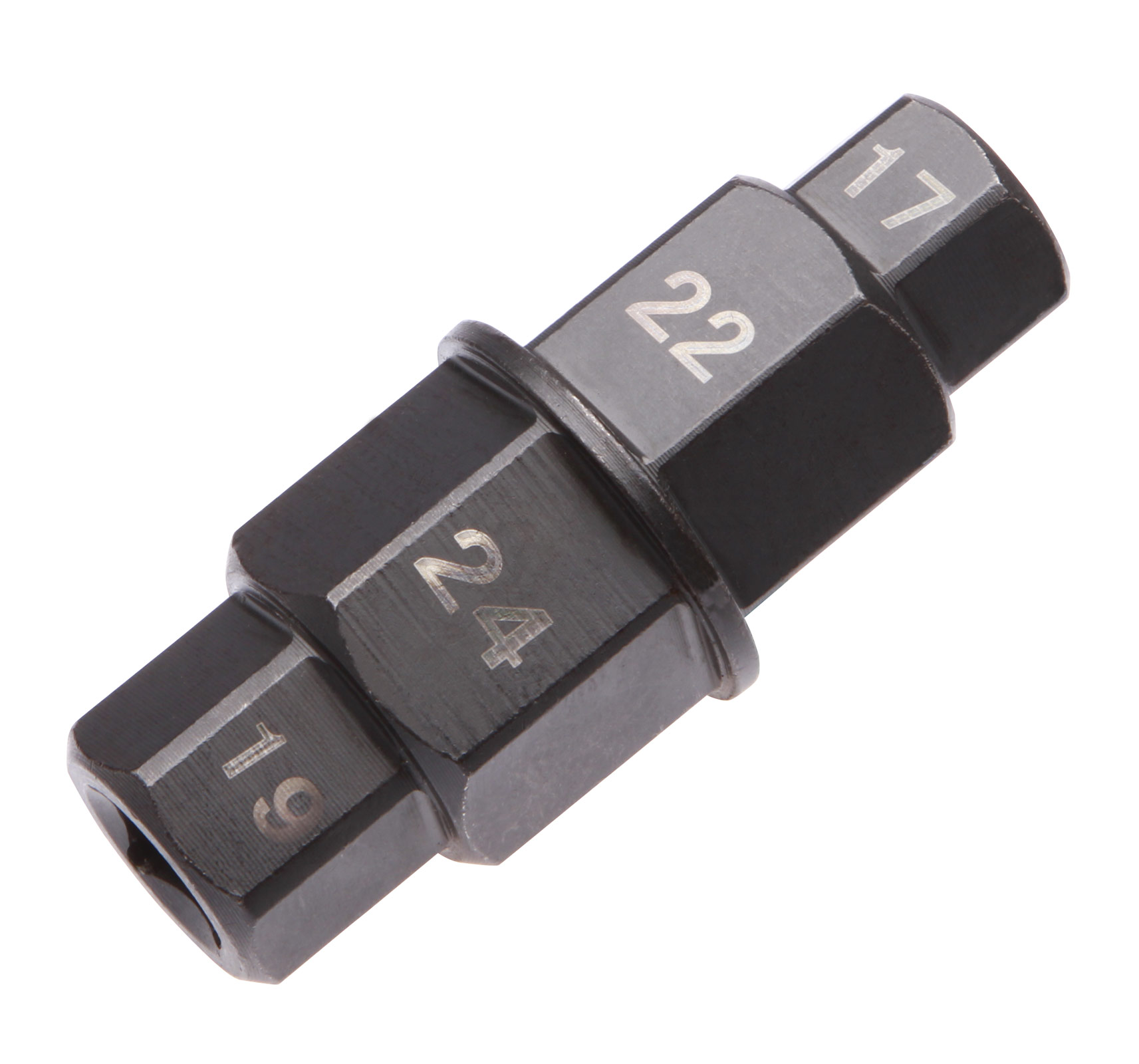 Motorrad 17 19 22 24mm Steckachsen Nuss Sechskant Innensechskant Achse! 