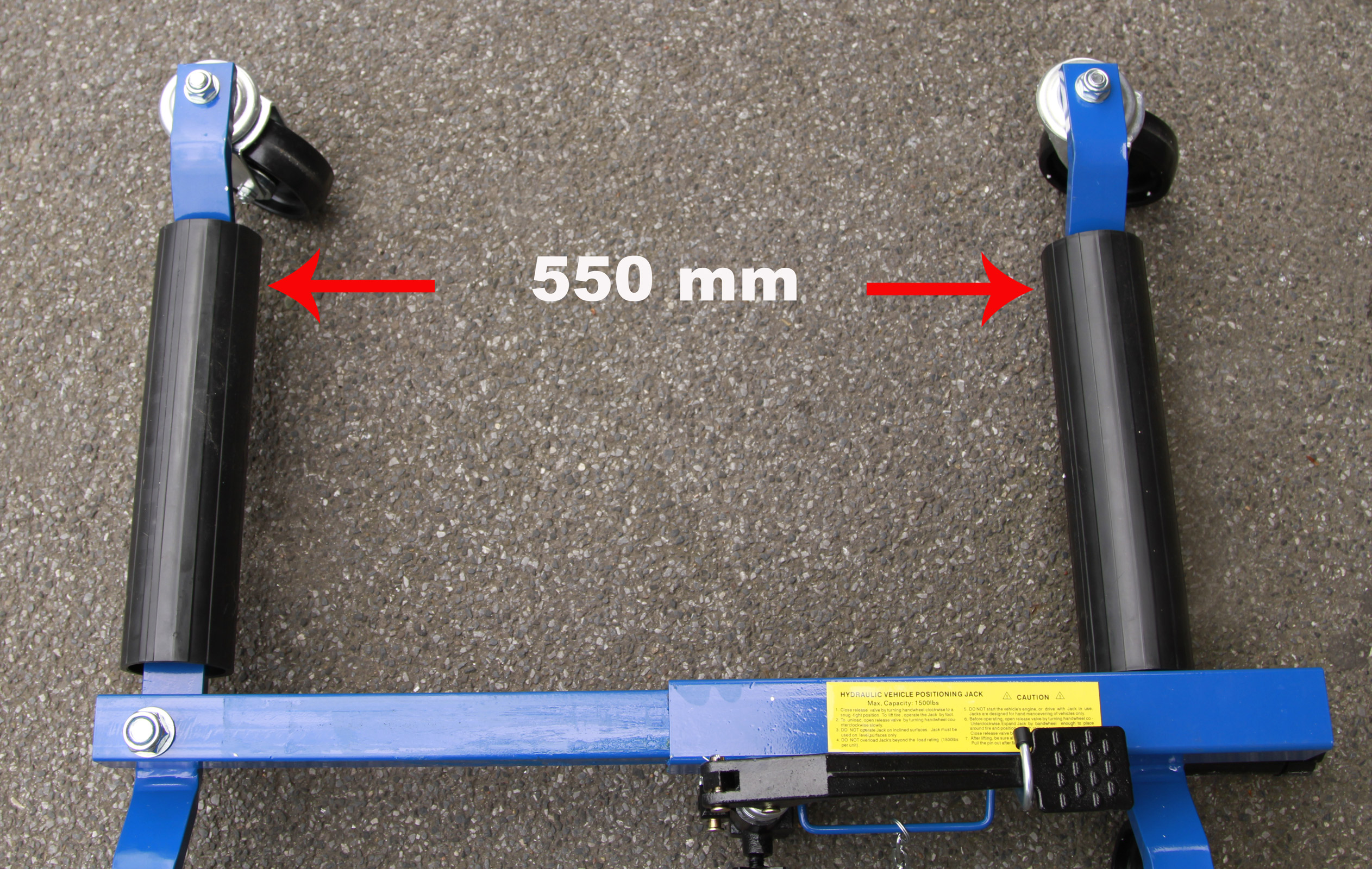 TRUTZHOLM Transportroller Rangierhilfe für PKW 4 Stück, (4er Set)