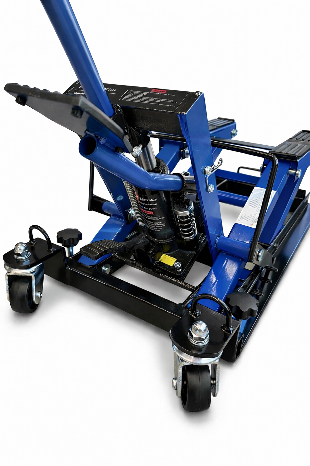 Hydraulischer Motorradheber 680 kg belastbar – Höhenverstellbarer Motorradlift (120–385 mm), Hebebühne/Montagebock für Motorrad, (ATV & Quad)