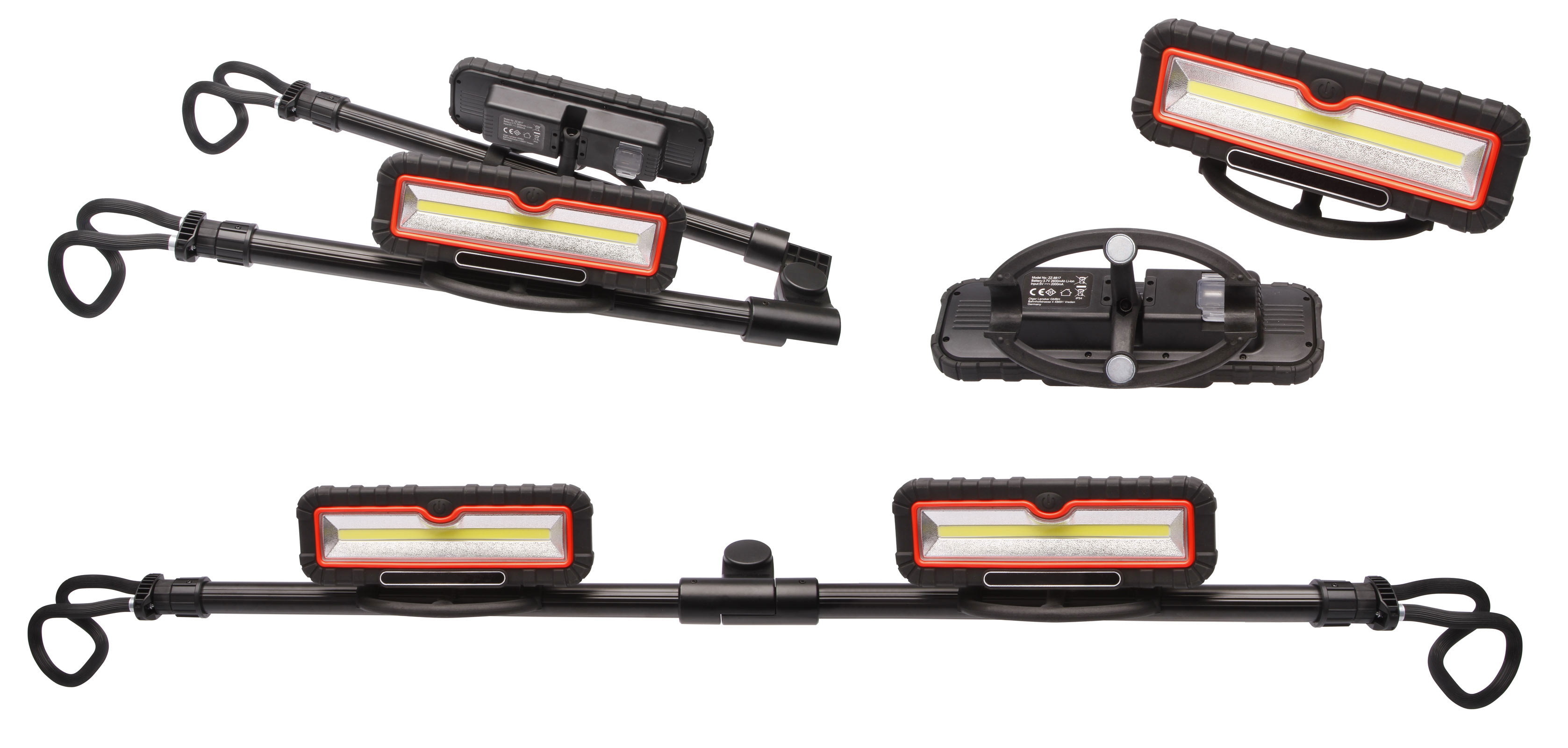 LED Motorhauben Leuchte Arbeitslampe Motorraumleuchte Kabellos Expander Akku