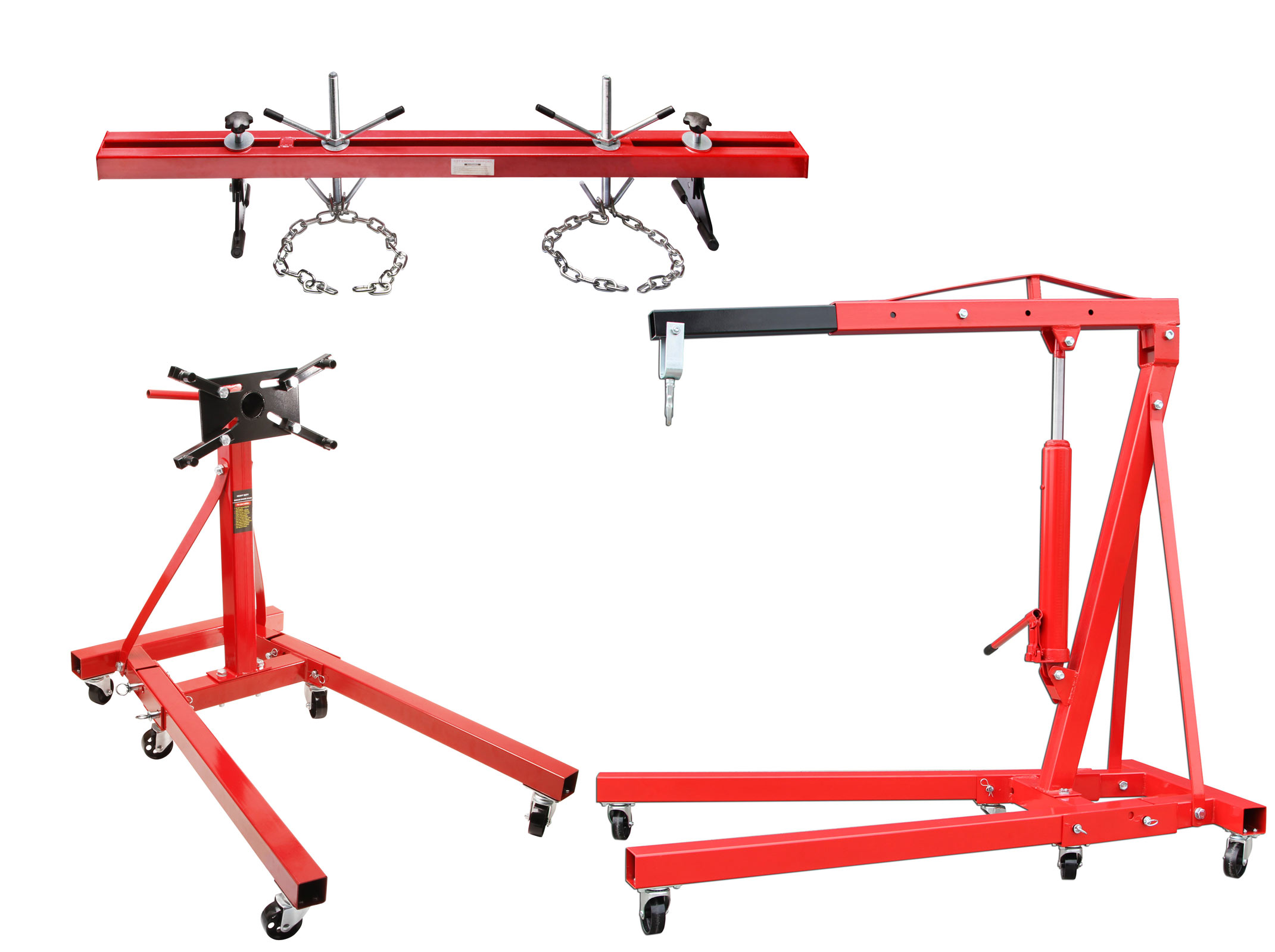 Motorhalter 900 KG + Motorkran Haken 2000 kg + Motorträger Motorbrücke 500 kg