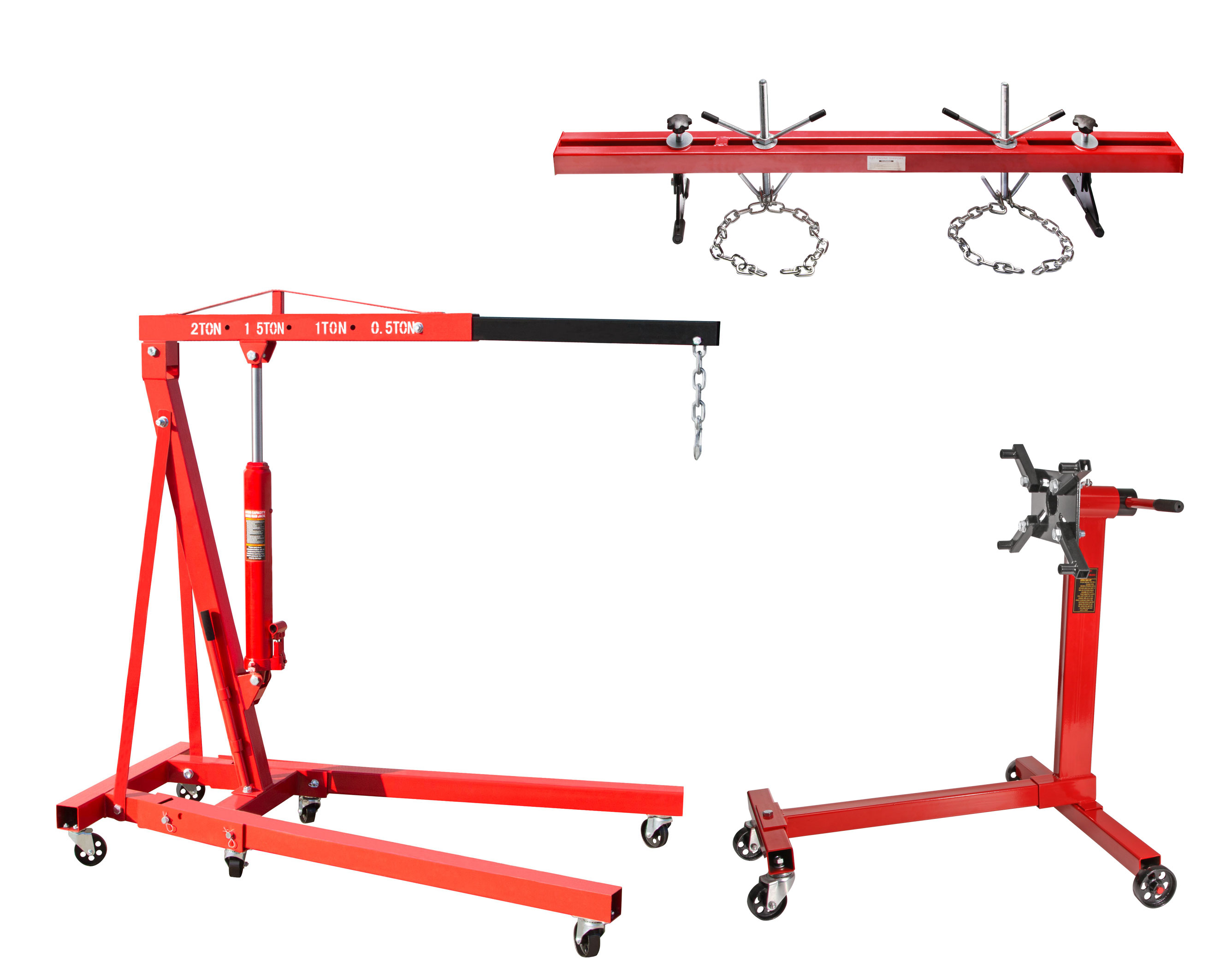 Motorheber Motorkran 2000 kg + Motorhalter 454 kg + Motorträger 500 kg