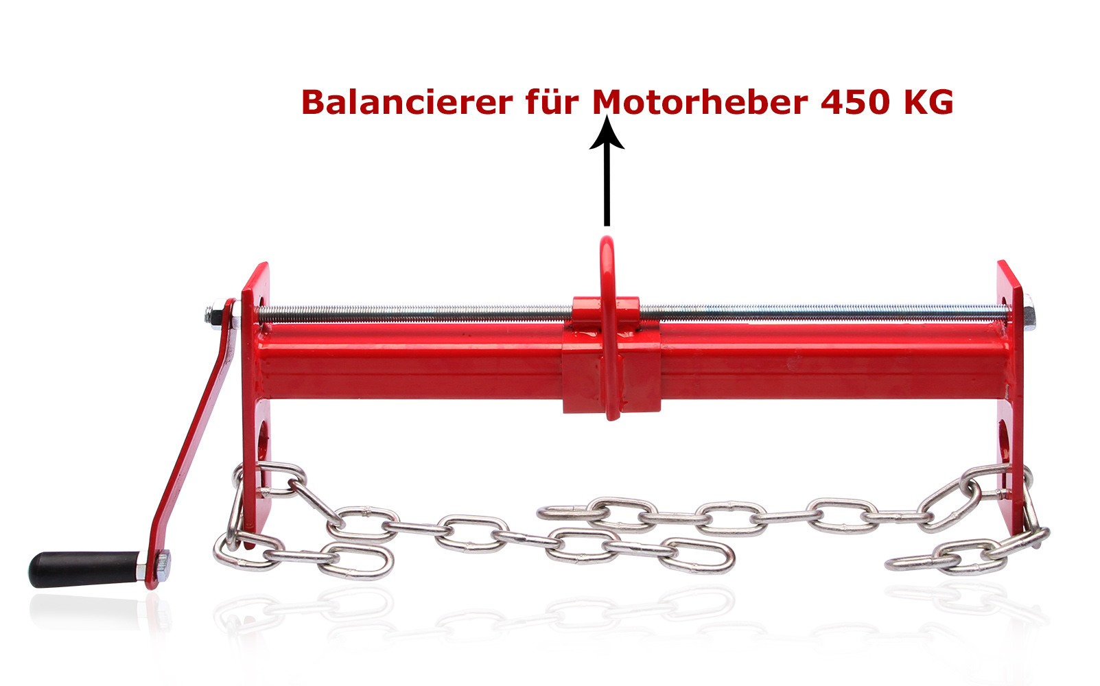 Motorkran 2000 kg + Balancierer + Motorständer 454 Kg + Montage Rollbrett