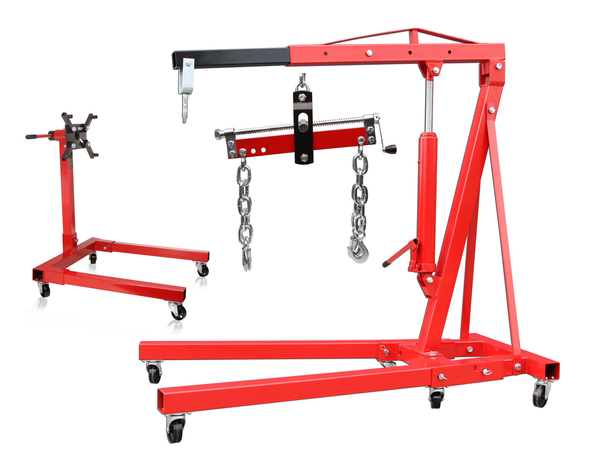 Motorkran mit Haken + Motorheber 1500 LBS + Motorhalter 567 kg