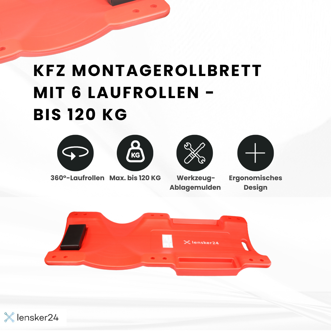 KFZ Montagerollbrett Rollbrett Montageliege
