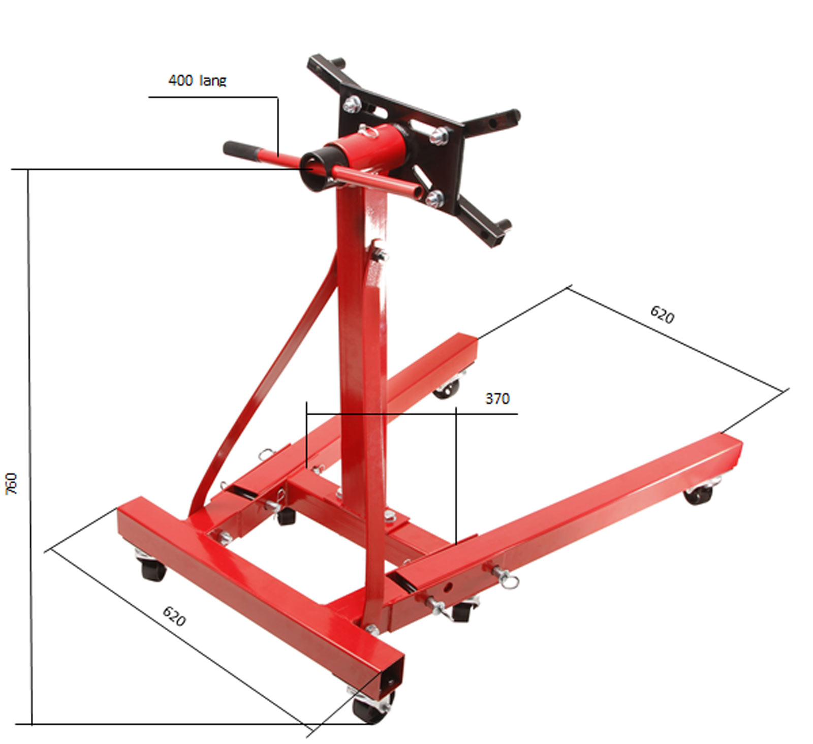 Motorständer Motorhalter 900 KG + Motorkran 2000 kg + Getriebeheber 500 KG
