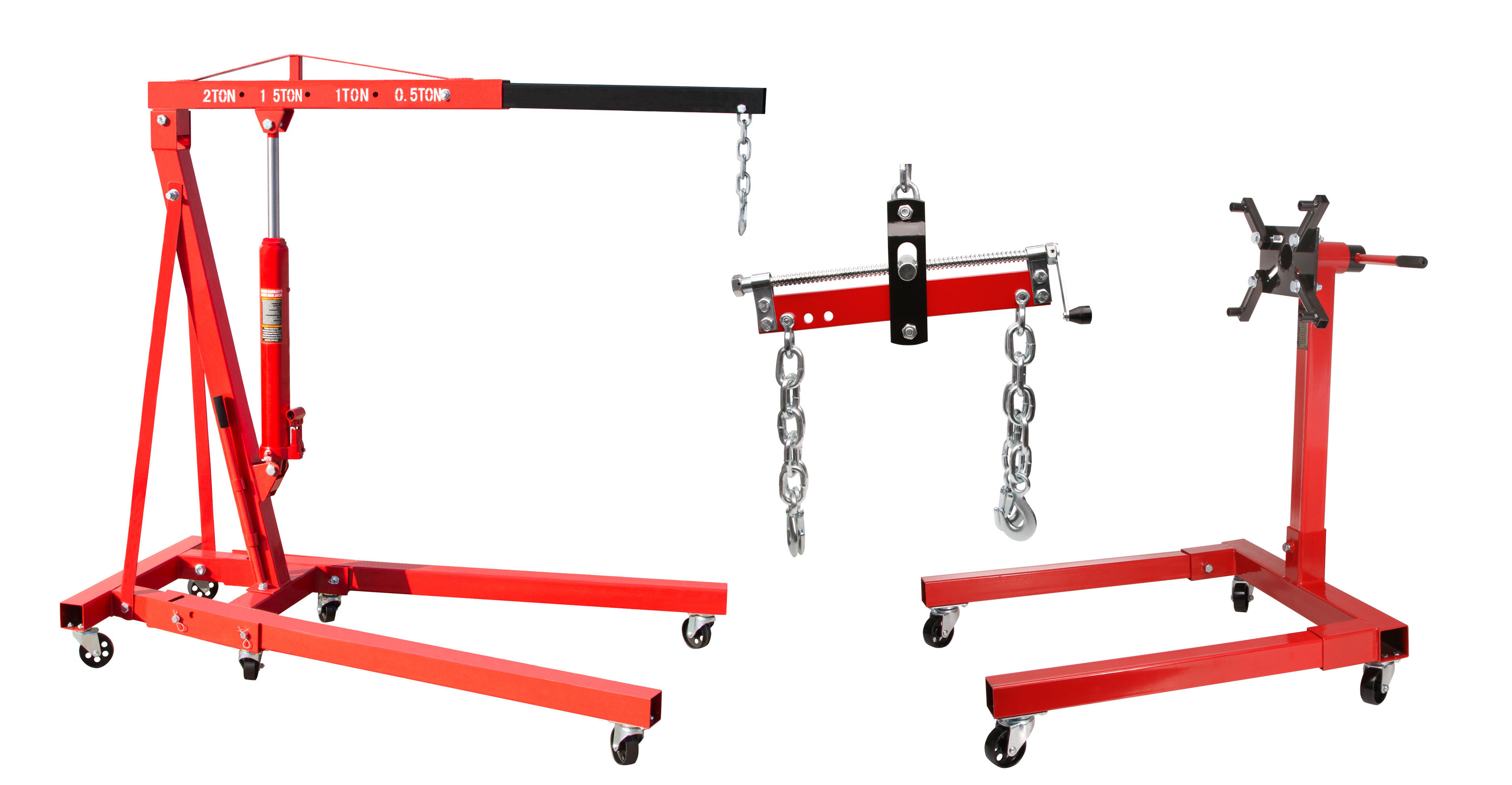 Werkstattkran Kran 2000 kg + Motorheber 1500 LBS Positionierer + Motorständer Motorhalter 567 kg