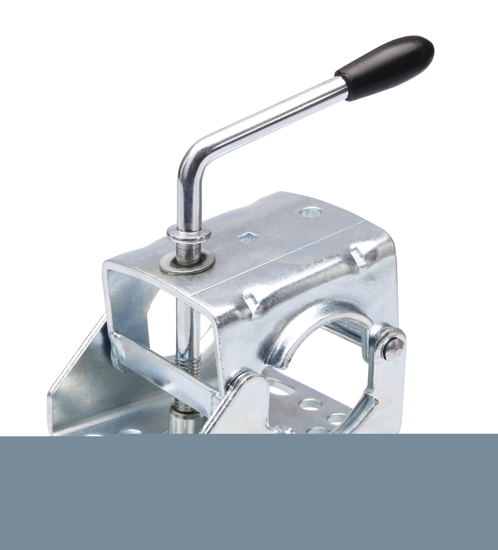 Stützrad Stützlast 300 kg Ø 60 mm + Klemmhalter Klemmschelle + Schraubensatz