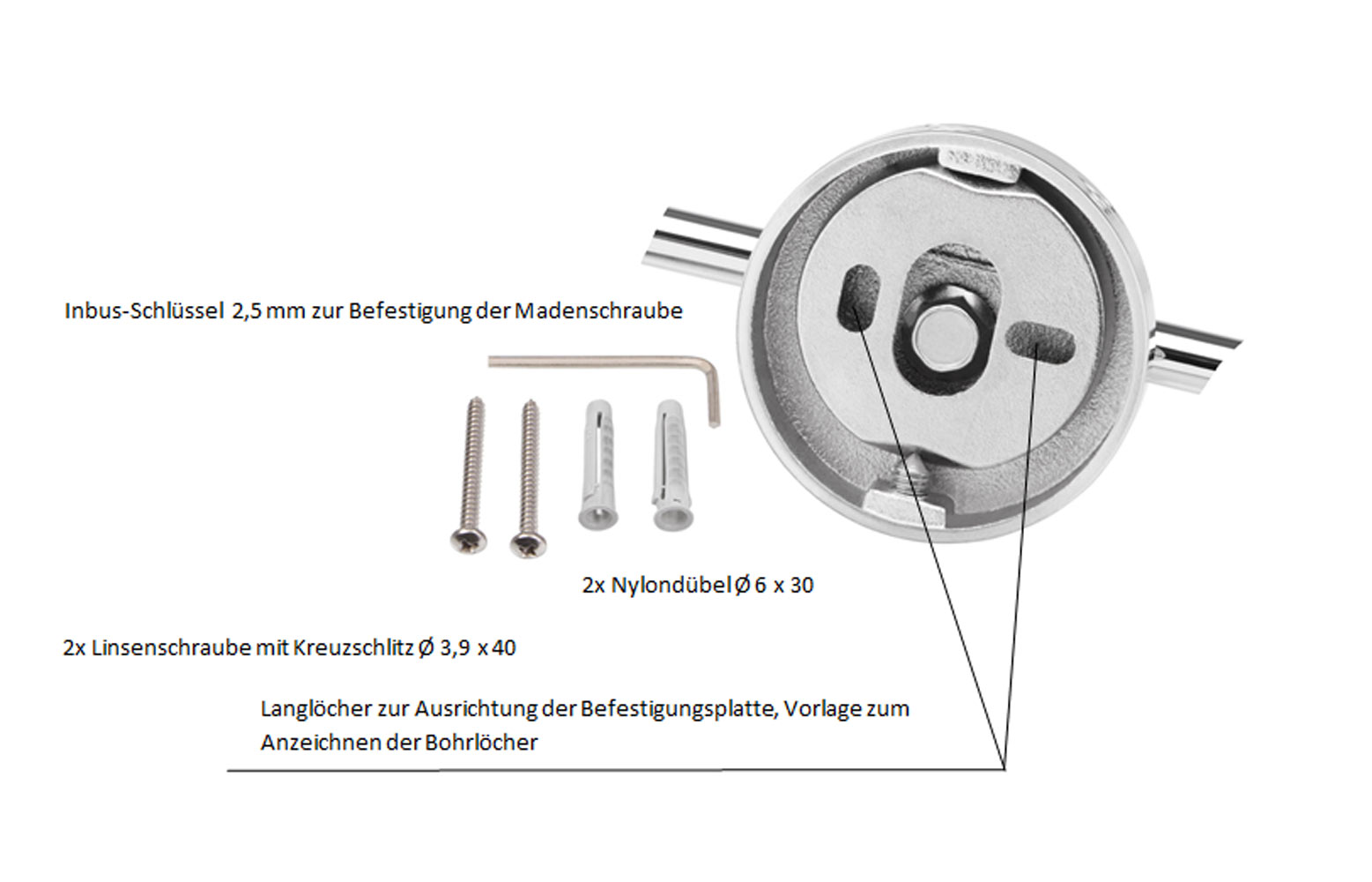 Toilettenpapierhalter Klorollenhalter Klopapierhalter inkl. Schrauben